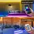 Bluetooth LED Lights Strip 5050, Smart App, Controle remoto, Lâmpada de diodo f na internet