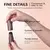Linha fina sombra em pó cabelo à prova dwaterproof água raiz cobrir natural p - loja online