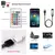 Bluetooth LED Lights Strip 5050, Smart App, Controle remoto, Lâmpada de diodo f