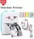 Mini impressora térmica portátil sem fio bt 203dpi etiqueta fotográfica memo - comprar online