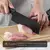 Conjunto de facas de cozinha 5 peças, conjunto de facas de aço preto de alta q - comprar online