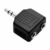 Adaptador P2 estéreo x 2 jack J2 P2 fêmea estéreo - comprar online