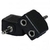 Adaptador P2 estéreo x 2 jack J2 P2 fêmea estéreo - Tubolandia
