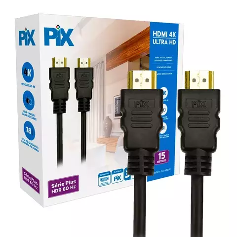 Cabo HDMI 2.0 4K 15 metros Cablefit SKU 30274 - comprar online