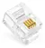 Plug RJ 11 4 Contatos SKU 20307 - Tubolandia