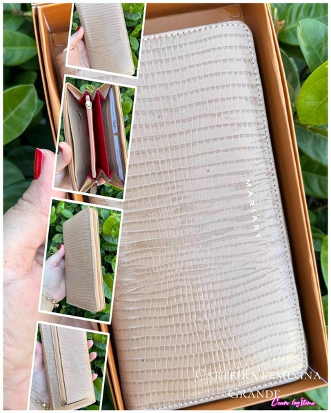 Carteira Couro Lezard Mariart - comprar online