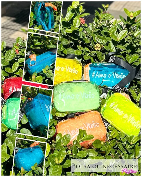 Bolsa Necessaire Transversal com Alças Removíveis - Amo o Verão - comprar online