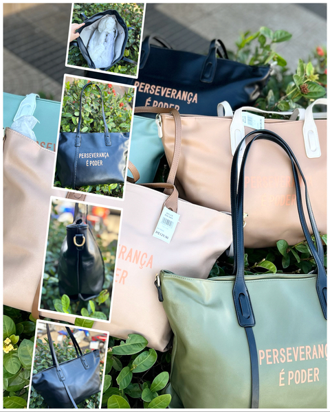 Bolsa Feminina Grande Estilo Sacola com Alça Transversal e Interior Espaçoso - comprar online