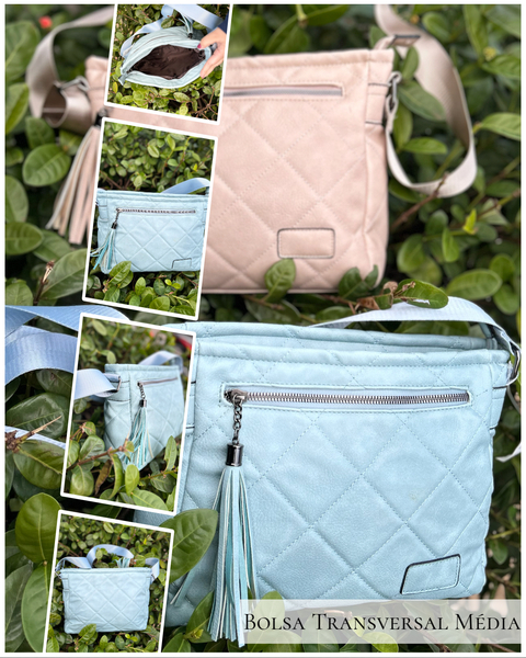 Bolsa Feminina Transversal Matelassê com Tassel Decorativo - comprar online