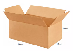 Paquete Caja Carton E-commerce 26x16x12 Cm - comprar en línea