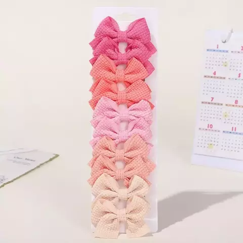 Kit de 5 pares de Laço para Cabelo com Tramas