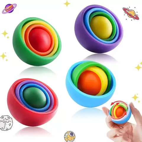 Fidget Toy: Bola Giratória