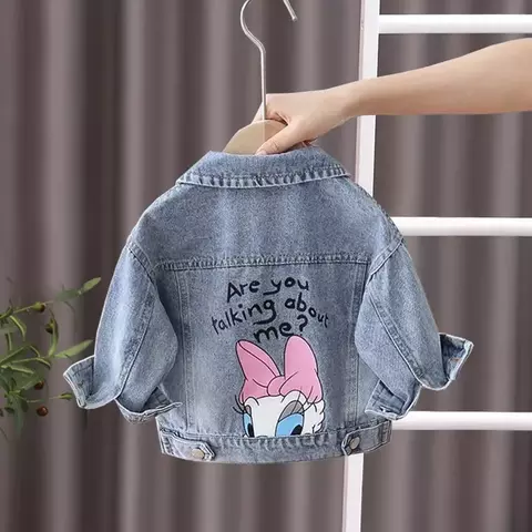 Jaqueta Jeans Infantil Margarida Disney