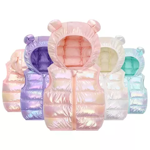 Colete Infantil Inverno Metalizado