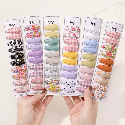 Kit 10 pares de Tictac Fivelas para o Cabelo