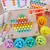 Montessori: Organizando as Bolinhas