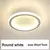 Plafon LED Redondo Embutido com Design Minimalista – Luz Suave e Elegante - comprar online