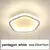 Plafon LED Redondo Embutido com Design Minimalista – Luz Suave e Elegante