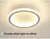 Plafon LED Redondo Embutido com Design Minimalista – Luz Suave e Elegante - comprar online