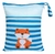 Wet Bag Pañalera Zorrito lineas Azules