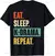 Camiseta Kawaii K-Drama Repeat – Estilo Coreano Unissex - loja online