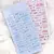 Adesivos Coreanos Fofos para Diário e Scrapbook – Letras, Números e Cartões Decorativos K-pop - Sarang Pop