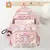 Mochila Kuromi & My Melody – Estilo Coreano na internet
