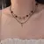Imagem do Conjunto Vintage Pingente Paz – Colares Femininos com Pedra Natural