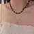 Imagem do Conjunto Vintage Pingente Paz – Colares Femininos com Pedra Natural