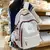 Mochila Estilo Coreano Nylon – Bolsa Grande Feminina para Escola, Viagem e Dia a Dia