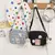 Mini Itabag Kawaii Transparente Bolsa JK Estilo Japonês para Meninas e Mulheres
