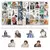 Adesivos TXT K-pop – Kit Decorativo 8 Unidades Estilo Coreano para Papelaria, Copos e DIY - comprar online