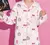 Pijama K-Dream Ulzzang – Conjunto Feminino e Masculino Coreano de Manga Longa na internet