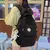 Mochila Estilo Coreano Nylon – Bolsa Grande Feminina para Escola, Viagem e Dia a Dia - comprar online
