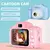 Mini Câmera Digital KidsCam X2 – Foto e Vídeo HD para Crianças | Presente Educativo e Criativo - Sarang Pop