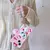 Capinha Marie Gato 3D Kawaii com Pingente – Capa de Silicone para iPhone 12 ao 16 Pro Max - Sarang Pop