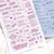 Adesivos Coreanos Fofos para Diário e Scrapbook – Letras, Números e Cartões Decorativos K-pop - Sarang Pop