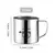 Mini Caneca Fofa Inox — Portátil, Segura e Perfeita pra Passeios!
