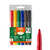 CANETA HIDROGRAFICA BIG 6CORES PACOTE C/12 ESTOJOS LEOELEO - comprar online
