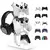 Suporte Gamer 3 em 1 – Organizador de Controles e Headset com 3 Camadas