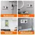 Capa de Celular à Prova d’Água com Suporte – Ideal para Cozinha, Banheiro e Ambientes Úmidos | VIKEFON - comprar online