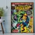 Pôster Vintage Marvel – Super-heróis Clássicos em Tela Premium - Estilo Bruto