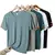Camiseta Casual Poliéster – Básica, Leve e Sem Estampa