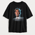 Remera Oversize Negra Spinetta Bowie - comprar online