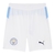 Short Manchester City I 25/26 - Masculino Puma - Branco com detalhes em azul