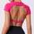 top de fitness decote nas costas - loja online