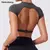 top de fitness decote nas costas