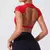 top de fitness decote nas costas - loja online