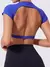 Imagem do top de fitness decote nas costas