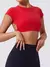 top de fitness decote nas costas